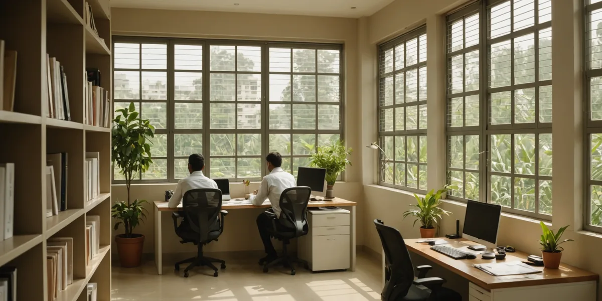 OnFinance AI team working in Bengaluru office